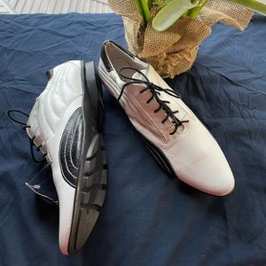 - Brand New sneakers white and black. Size 39